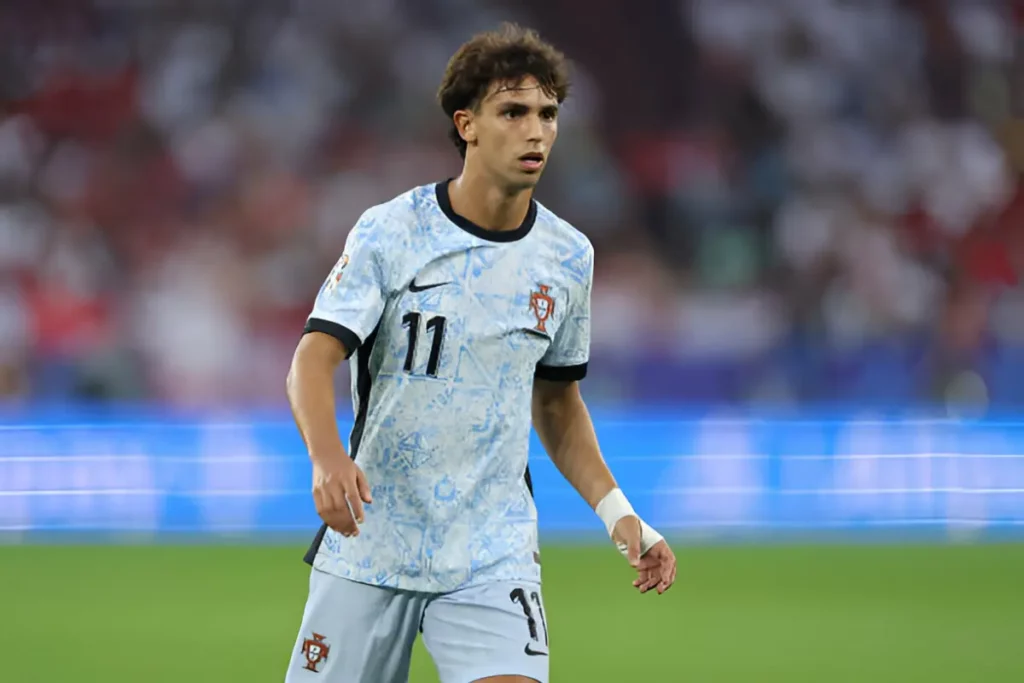 João Félix in Portugal jersey during a game